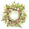 Northlight Hydrangea and Berry Floral Spring Wreath - 28" - Pink and Green